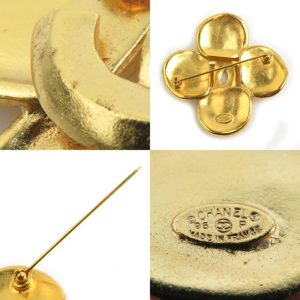CHANEL Authentic Gold Brooch - Picture 5 of 5